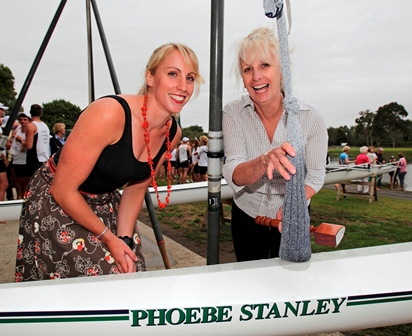 Phoebe Stanley (left).